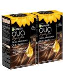 Garnier Olia Highlights Decoloration Treatment for Brown Hair | Ammonia-Free Vegan Silicone-Free Flower Oils & Clay | 4 Levels of Lightening | 2 Packs - Buy Online on GoSupps.com