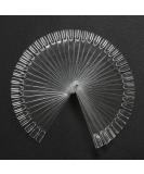 TRIXES Fan with 50 Nail Art Sticks | Fingernail Display for Practice & Showcase - Nail Tips for Artists - Buy Online on GoSupps.com