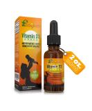 Zoomavit Baby Vitamin D Drops 1000 IU - Organic Liquid D3 for Infants, Toddlers, Kids & Adults - 2Fl Oz - Buy Online on GoSupps.com