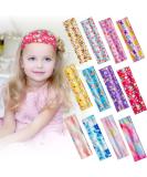 Juexica 12-Piece Wide Headbands for Girls - Cute Elastic Butterfly Unicorn Tie Dye Floral Hair Bands - No Slip Soft Stretch Headbands - Kids Princess Hair Accessories for Sports and Yoga - Buy Online on GoSupps.com