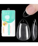 Short Almond Nail Tips - Clear Nail Tips ZAHRVIA Soft Gel Full Cover Nail Tips for Soak Off Nail Extensions kit - 192PCS False Nails Acrylic Nail Tips 12 Sizes (Short Almond) Short Almond-192 - Buy Online on GoSupps.com