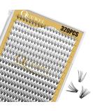 QUEWEL Individual Cluster Lashes - 320 Pcs DIY Eyelash Extensions 0.07D Curl Mix 9-16mm for Natural Home Use - Buy Online on GoSupps.com