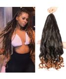 Dt Cheryl French Curls Braiding Hair - 8 Pack Pre-Stretched 24 Inch Loose Wave Extensions (T30#) - Premium Synthetic Curly Hair for International Shipping - Buy Online on GoSupps.com