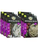Natural Heaven Rice Sampler: Hearts of Palm, Brown Rice, White Rice - Gluten Free, Vegan, Low Carb - 6 Pack (9 Oz Ea) - Ideal for Keto Snacks or Healthy Meals - Buy Online on GoSupps.com