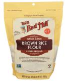Bob's Red Mill Gluten Free Brown Rice Flour, 24 Oz 1.5 Pound (Pack of 1) Resealable - Buy Online on GoSupps.com
