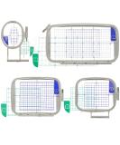 New Brothread 4 in 1 Embroidery Machine Hoop Set for Brother and Babylock - Compatible with PE800, PE770, SE1900, Innovis 1250D/1200/1000 - SA442+SA443+SA444+SA445 - Buy Online on GoSupps.com