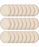24-Piece Exfoliating Loofah Pad Set - Round Bath Shower Sponge for Natural Close-to-Skin Exfoliation - Ideal for Men, Women, Shower, Bath, and Spa - 6.5x6.5cm (2.56x2.56 inch) - Buy Online on GoSupps.com