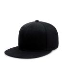 CHOK.LIDS Flat Bill Snapback Hat - Black | Adjustable Brim Baseball Cap - Buy Online on GoSupps.com