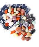 500g Large Mixed Crystal Chips & Stones | Gemstone Drums Healing Stones Gift Boxed | Perfect for Crystal Charging - Buy Online on GoSupps.com