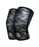 Strength Shop 7mm Neopren Kniebandage f r Damen & Herren - Camouflage IPF Wettkampf-Kniebandagen extrem rei fest & resilient ideal f r Powerlifting & Kraftsport - 1 Paar (L) - Buy Online on GoSupps.com
