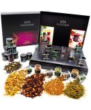 Hallingers Merry Christmas - Happy New Year Tea Advent Calendar | Handmade Vegan & Gluten-Free | Perfect Mothers Day & Fathers Day Gift | 24er Chanukka Tea Set - Buy Online on GoSupps.com