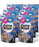 INABA Juicy Bites Grain-Free Soft Moist Chewy Cat Treats with Vitamin E and Green Tea Extract - 0.4 oz per Pouch - 18 Pouches (3 per Bag) - Tuna and Chicken Flavor - Buy Online on GoSupps.com