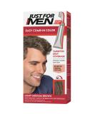 Just For Men Easy Comb-In Color Hair Dye - Light-Medium Brown A-30 | No Mix Application | Comb Applicator | Pack of 1 - Buy Online on GoSupps.com