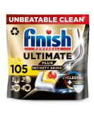 Finish Ultimate Plus Infinity Shine Dishwasher Tablets bulk | Scent : Lemon | Size: Total 105 Dishwasher Tabs |For Unbeatable* Clean and Diamond Shine 105 count (Pack of 1) - Buy Online on GoSupps.com