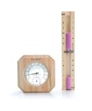 SULENO ANNA 2-Piece Sauna Set | Premium Sauna Accessories - Hourglass Thermometer & Hygrometer for Perfect Climate Control - Buy Online on GoSupps.com