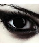 Black Halloween Costume Contact Lenses - Soft Blind Zombie Effect | 1 Pair (2 Pieces) - Buy Online on GoSupps.com