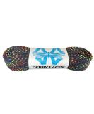 Rainbow Waxed Skate Lace - 108 Inch for Roller Derby, Hockey, Ice Skates & Boots - Buy Online on GoSupps.com