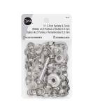 Dritz 1/4 Silver Eyelets & Tools - 72 Sets, Nickel Plated, 2-Part Eyelet Kit - Buy Online on GoSupps.com