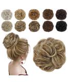 HMD Messy Bun Hair Piece - Wavy Curly Scrunchies for Women | Elastic Band Hairpieces & Updos (18TH85) - International Shipping Available - Buy Online on GoSupps.com