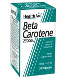 Buy Health Aid Beta-Carotene 15mg - Natural 30 Capsules | Boost Your Health & Immunity | Fast International Shipping - Buy Online on GoSupps.com