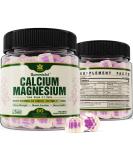 Sugar Free Calcium Magnesium Zinc Gummies Algae Calcium Magnesium 2:1 Ratio with Vitamin D3 K2 for Bone Strength Muscle Function & Nerve Health Extra Absorption Formula Vegan Peach Flavor 60 Cts - Buy Online on GoSupps.com
