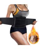 Lumbar Lower Back Brace Support Belt for Pain Relief & Weight Loss - M Black Medium - Buy Online on GoSupps.com