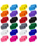 Hungdao Kids Sweatbands - Bulk Athletic Wrist Bands for Sports & Parties - Novel Colors - Pack of 48 - Buy Online on GoSupps.com