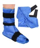 Large Foot Ankle Ice Pack Wrap for Achilles Tendonitis & Plantar Fasciitis Relief - Hot Cold Therapy Gel Pack with Plush Lining and Strap - Mother's Day Gift - Buy Online on GoSupps.com