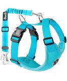 Buy Slowton Dog Harness with Seat Belt Breathable & Secure Car Safety for Dogs - Light Blue Medium - International Shipping Available - Buy Online on GoSupps.com