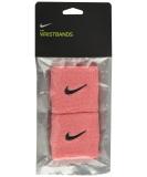 Nike Unisex Youth Swoosh Wristband - One Size Pink & Oil Grey | International Shipping Available - Buy Online on GoSupps.com