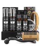 Beard Growth Kit with Roller, Oil, Brush & More - Christmas Gift for Men - Buy Online on GoSupps.com