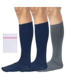 360 RELIEF - Flight Compression Socks Supports | Blood Circulation Travel Work 3XL 2Blue+1Grey - Buy Online on GoSupps.com