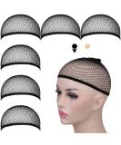 6PCS Mesh Black Wig Caps - Natural Nylon Wig Cap Net by Akstore - Buy Online on GoSupps.com