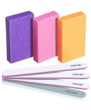 FANDAMEI Nail Buffers and Files Kit - 3 Rectangular Buffers, 3 Nail Files, 1 Nail Buffer - Professional Nail Care Tools - Buy Online on GoSupps.com