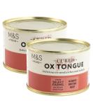 M&S Cured Tinned Ox Tongue Made with Beef from UK Farms - 2 x 184g - Buy Online on GoSupps.com
