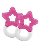 Dentistar cooling ring 2 Set - bite ring baby from 3 months - cooling tooth aid and bite toys for babies and toddlers - BPA free - pink pink 2 pieces (1 Pack) - Buy Online on GoSupps.com