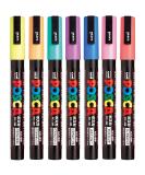 Uni Posca PC-3M 7C Paint Marker Pen Set - Fine Point, Natural Colors (Set of 7) - Original Version - Buy Online on GoSupps.com
