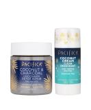 Pacifica Coconut & Charcoal Underarm Detox Scrub - Vegan, Cruelty-Free, Natural Deodorant for Sensitive Skin (2 Count) - Buy Online on GoSupps.com