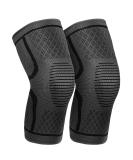 Pure Health Knee Support Brace Compression Sleeve for Arthritis Joint Pain Ligament Injury Meniscus Tear ACL MCL Tendonitis Pain Relief (Pack 2 Large) L 2 - Buy Online on GoSupps.com