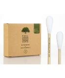100% Biodegradable Cotton Swabs - Eco-Friendly Wooden Q-tips | Feel Good State | 100 Pieces (1 Pack) - Buy Online on GoSupps.com