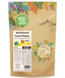 Wholefood Earth Nutritional Yeast Flakes 250g - B12 Enriched, Dairy-Free, GMO-Free, Vegan - Buy Online on GoSupps.com