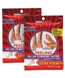 Onyx Professional Foot Peel Mask (2 Pack) - Callus Remover & Exfoliator for Soft, Healthy Feet - Buy Online on GoSupps.com