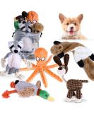 CITAMAMA Squeaky Dog Toys 5 Pack Plush Puppy Dog Toys Various Animals Shapes Training Toy Chew Toys for Puppy Small Dogs - Buy Online on GoSupps.com