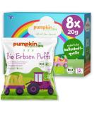 Buy Pumpkin Organics Bio Puffs - Allergen-Free & Gluten-Free Children's Snack (8 Pack) | Organic Baby Snacks for 12+ Months - Buy Online on GoSupps.com