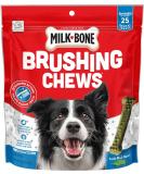 Milk-Bone Fresh Breath Brushing Chews - 25 Small/Medium Dental Dog Treats - Buy Online on GoSupps.com