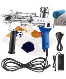 Electric Cut Pile Rug Tufting Gun - Hand Held Carpet Weaving Flocking Machine - Blue - Buy Online on GoSupps.com