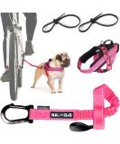 Shop Bike and Dog Leash & Harness Set - Patented Pink Dog Gear for Cycling | Perfect Bicycle Accessories for Dog Lovers - Buy Online on GoSupps.com