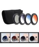 Z-Prime 16mm Multicoated Graduated Color Filter Kit for Ztylus Z-Prime Lens: CPL, Orange Sunset, Sky Blue, ND Filters - Buy Online on GoSupps.com