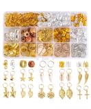 Tecbeauty 236 Pieces Hair Jewelry for Women - Braids Rings Cuffs Clips Aluminum Beads Dreadlock Accessories - Box Storage - 16 Shapes - Buy Online on GoSupps.com