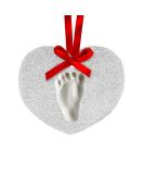 Lil Peach Glitter Personalized DIY Babyprint Handprint/Footprint Ornament - Baby's First Christmas Keepsake - Buy Online on GoSupps.com